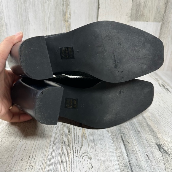 NEW Jeffrey Campbell Women's Rosee Square Toe High Heel Booties #922 - Picture 7 of 12